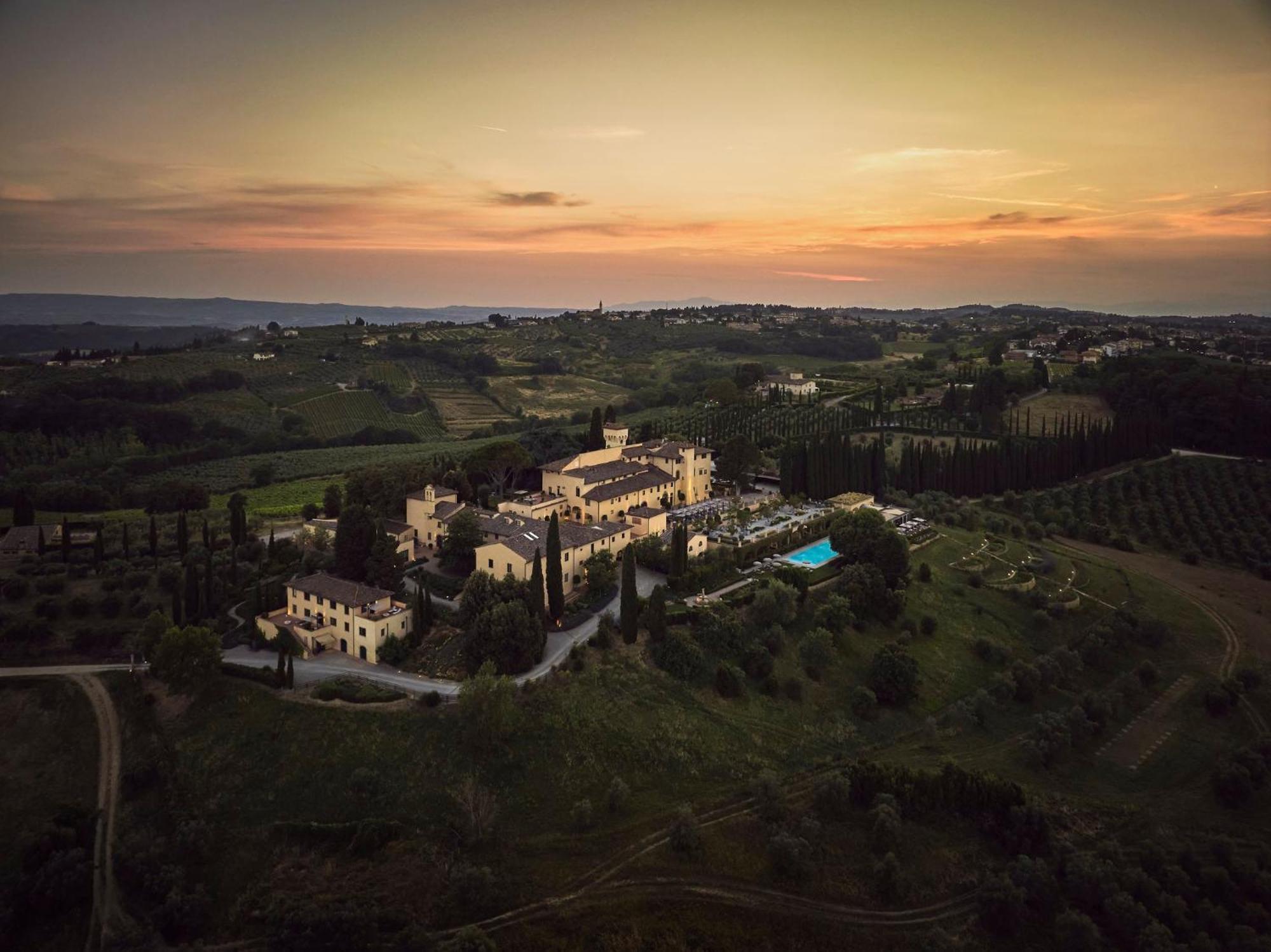 Como Castello Del Nero Hotel Tavarnelle Val di Pesa Eksteriør billede