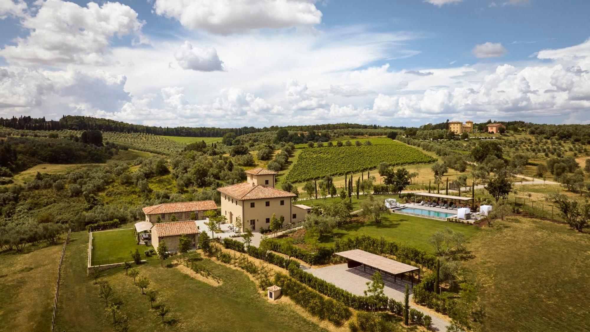 Como Castello Del Nero Hotel Tavarnelle Val di Pesa Eksteriør billede